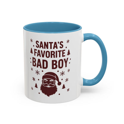 Mug 'Santa's favorite BAD BOY' (11oz/15oz)