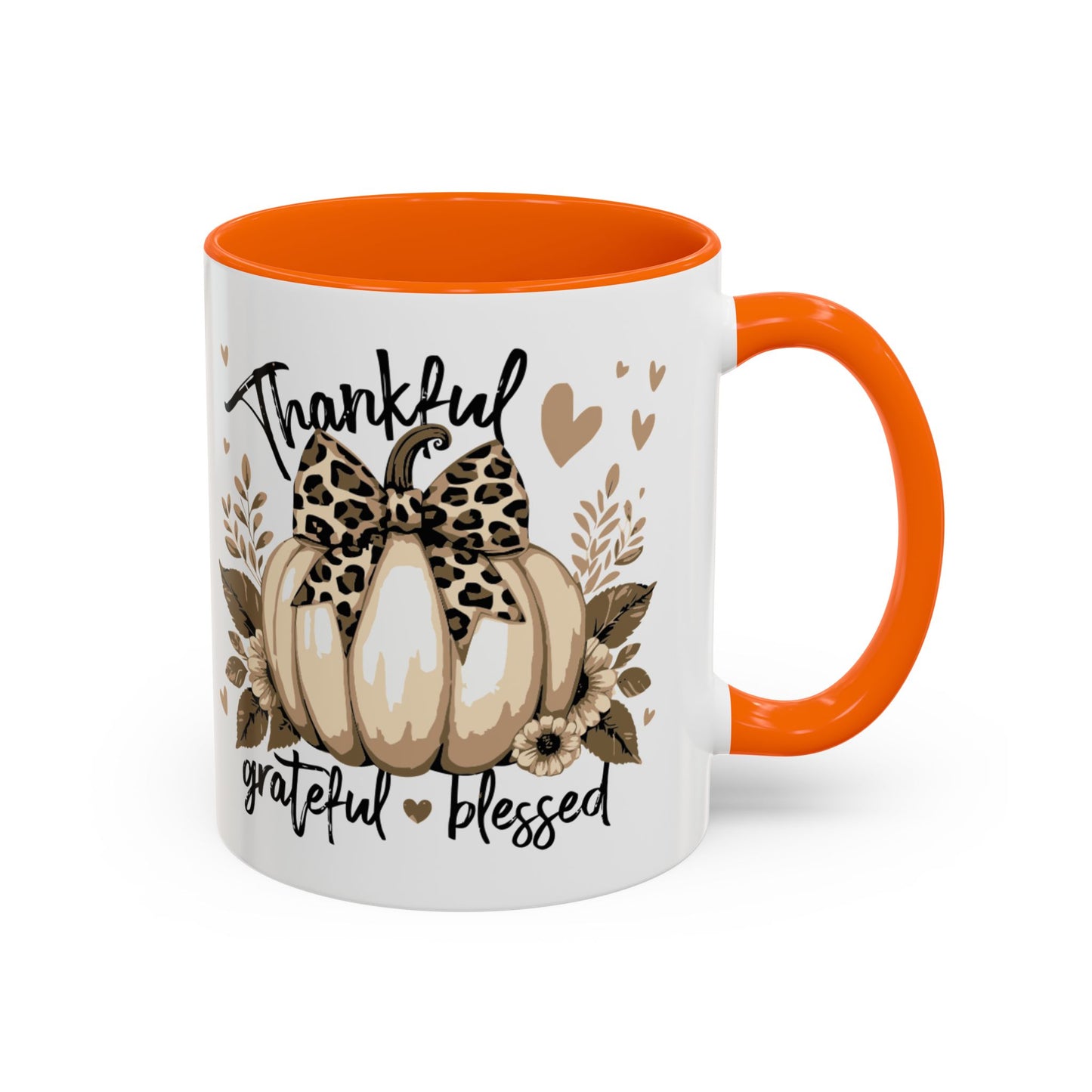 Coffee/Tea Mug: "Thankful Grateful Blessed" (11oz/15oz)