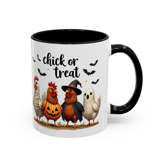Coffee/Tea Mug - Spooky Halloween "Chick or Treat" (11, 15oz)