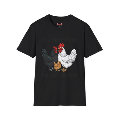 T-Shirt 'Will Trade Sibling For Some Chickens' Funny Shirt Chicken Lover Tee