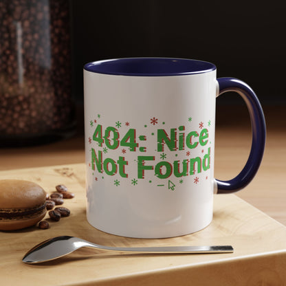 Mug '404 Nice not found' Christmas (11oz/15oz)