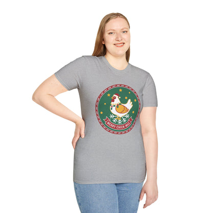Christmas Unisex T-Shirt 'Merry Chick Mas' Funny Holiday Shirt