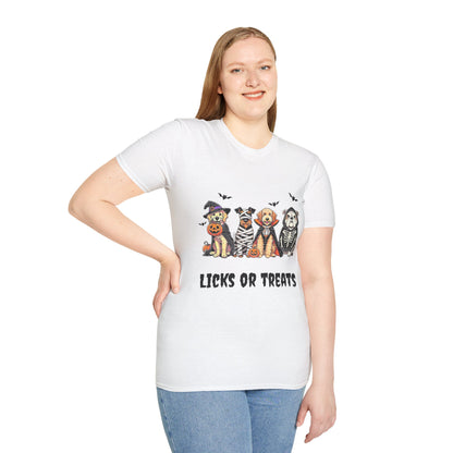 T-Shirt: "Licks or Treat" Halloween