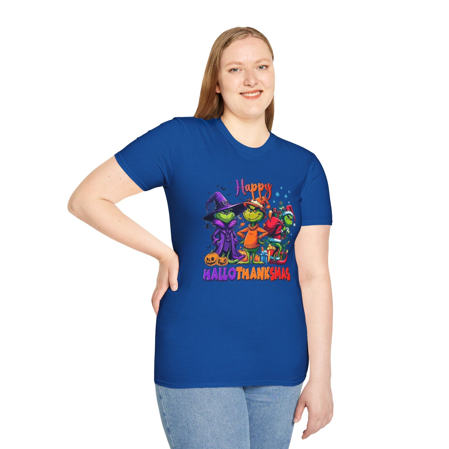 T-Shirt: "Happy Hallothanksmas"