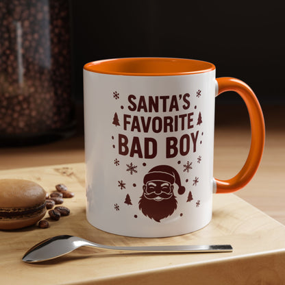 Mug 'Santa's favorite BAD BOY' (11oz/15oz)
