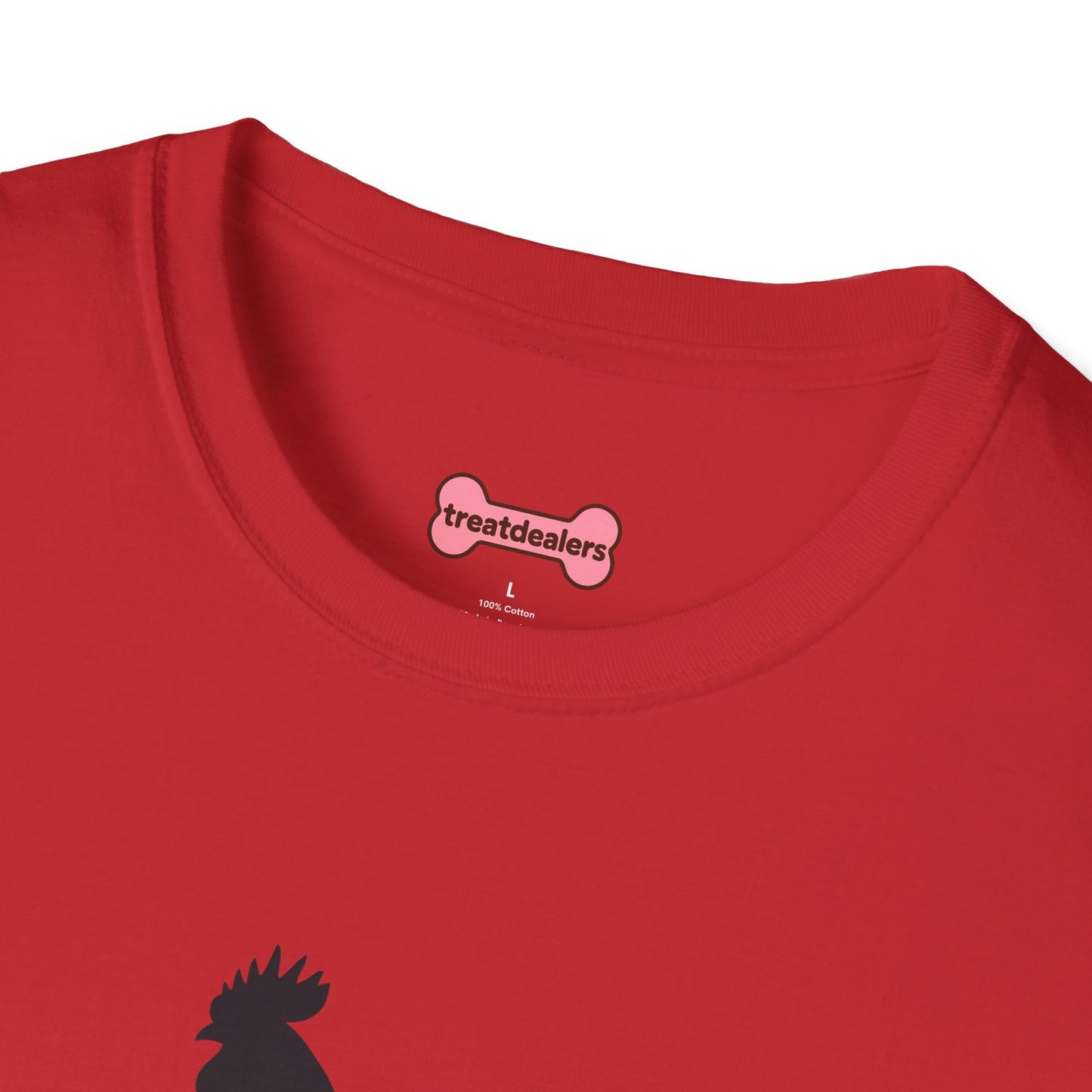 Unisex T-Shirt 'Chickens are like Potato Chips' Funny Shirt Chicken Lover Tee Black