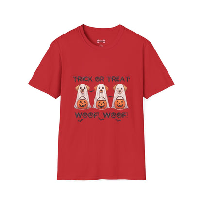 T-Shirt: Woof Wood Trick or Treat Halloween