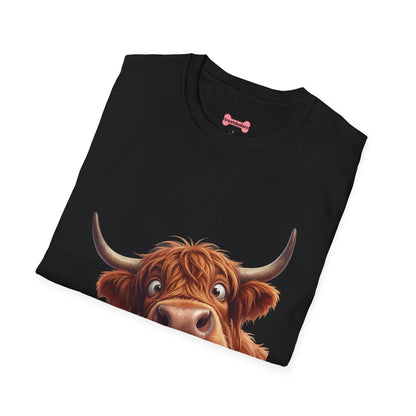 Highland Cow Lover T-Shirt — Cute Farm Animal Tee for Animal Lovers