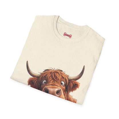 Highland Cow Lover T-Shirt — Cute Farm Animal Tee for Animal Lovers