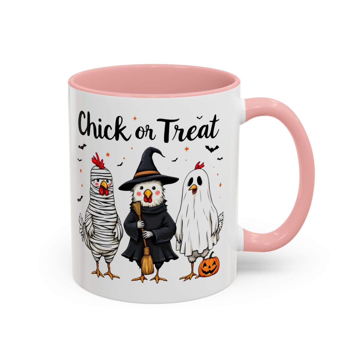 Coffee Tea Mug: Halloween "Chick or Treat" (11, 15oz)