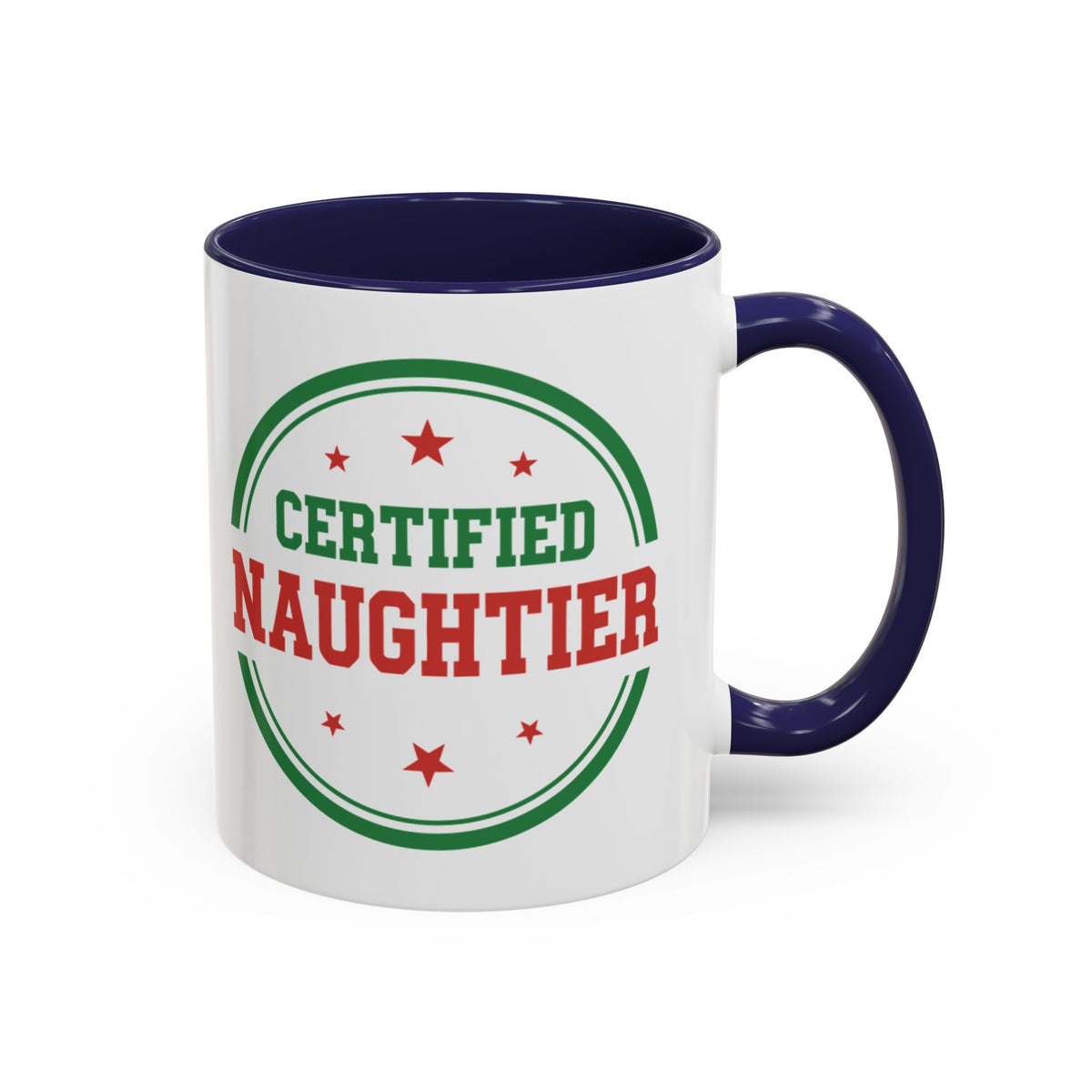 Mug 'Certified Naughtier' Christmas (11oz/15oz)