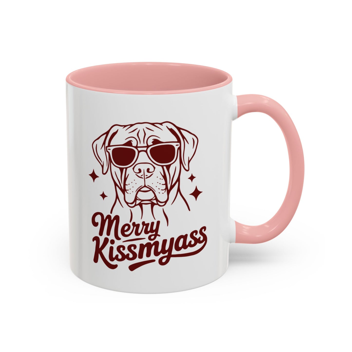 Merry KissMyAss Funny Holiday Coffee Mug (11oz/15oz)
