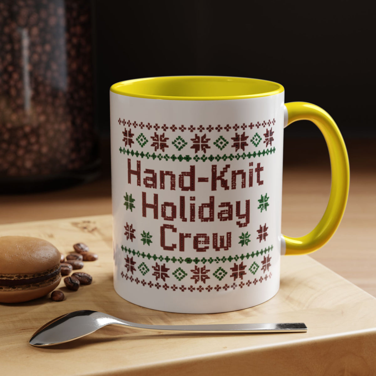 Coffee Mug 'Hand-Knit Holiday Crew' (11oz/15oz)