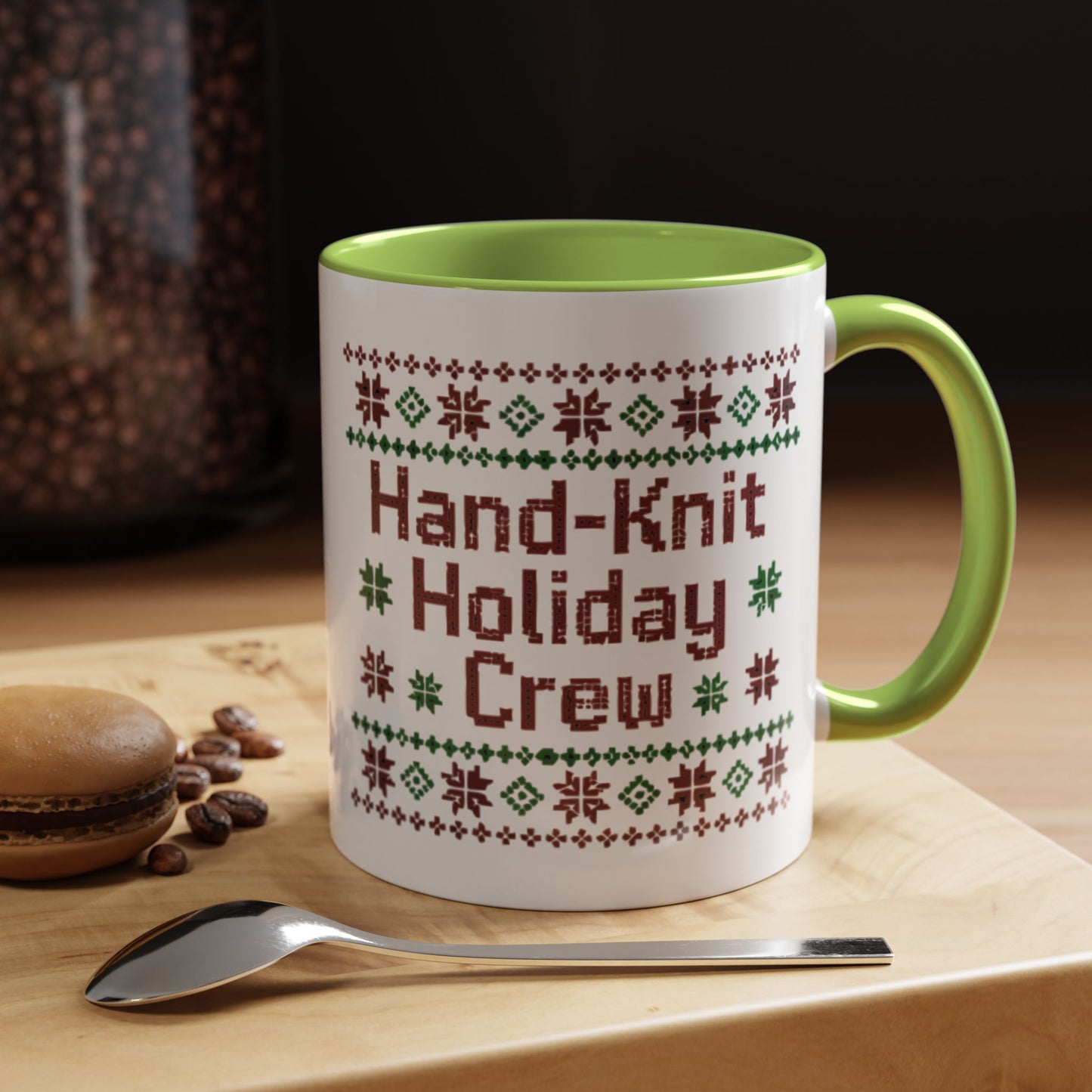 Coffee Mug 'Hand-Knit Holiday Crew' (11oz/15oz)
