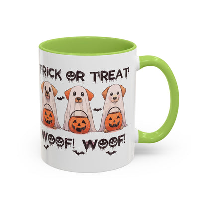 Coffee/Tea Mug: Spooky Halloween "Trick or Treat" (11, 15oz)