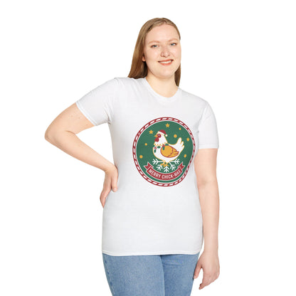 Christmas Unisex T-Shirt 'Merry Chick Mas' Funny Holiday Shirt