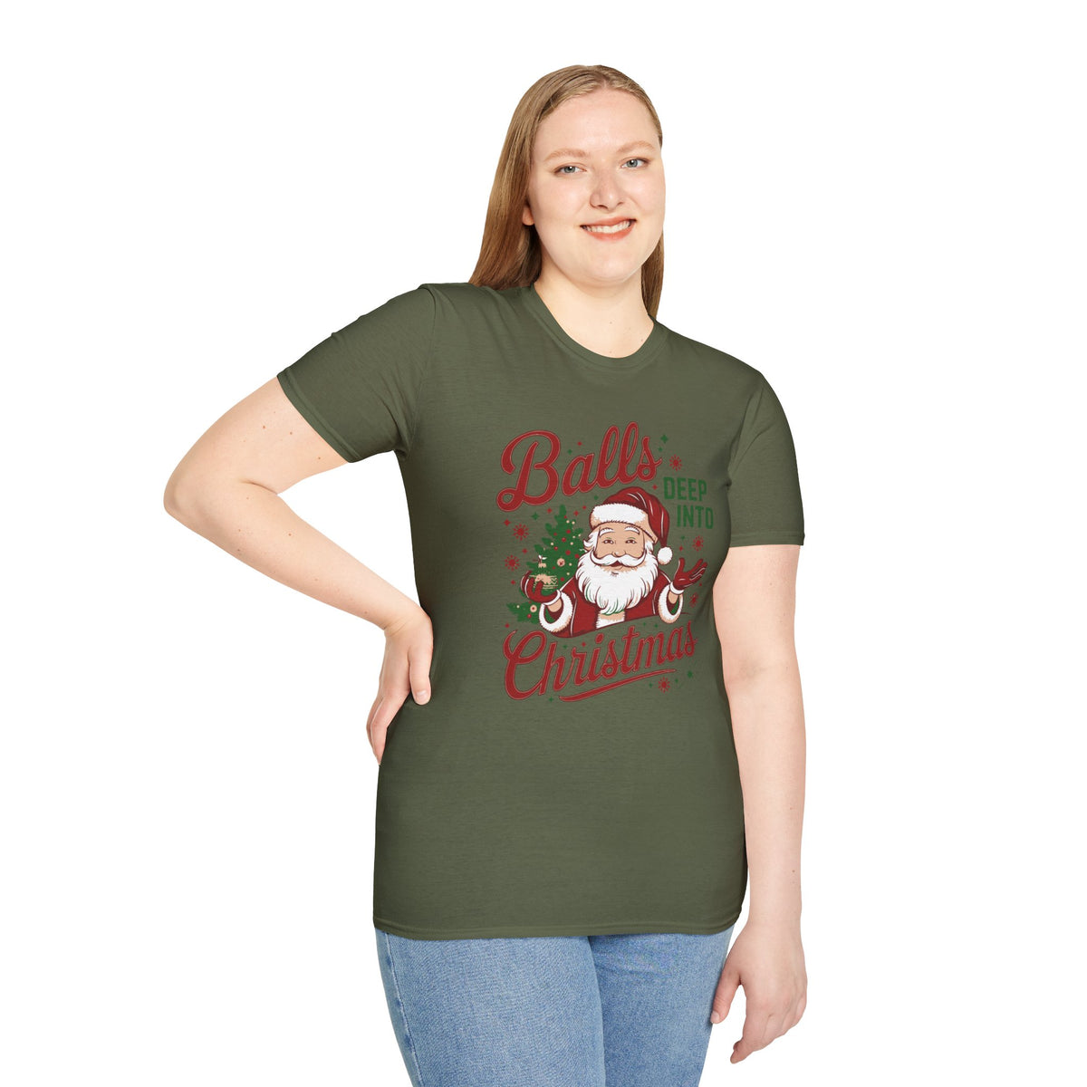 Christmas T-Shirt 'Balls deep into Christmas'