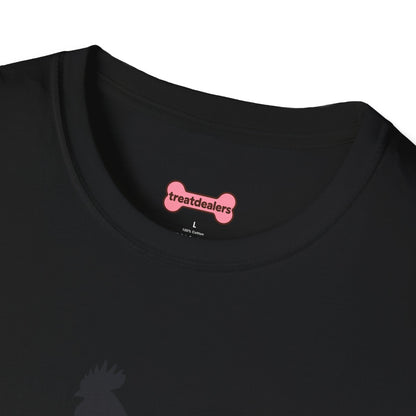 Unisex T-Shirt 'Chickens are like Potato Chips' Funny Shirt Chicken Lover Tee Black