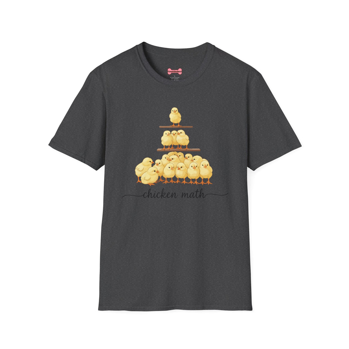 T-Shirt 'Chicken Math' Funny Shirt Chicken Lover Tee