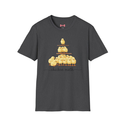 T-Shirt 'Chicken Math' Funny Shirt Chicken Lover Tee