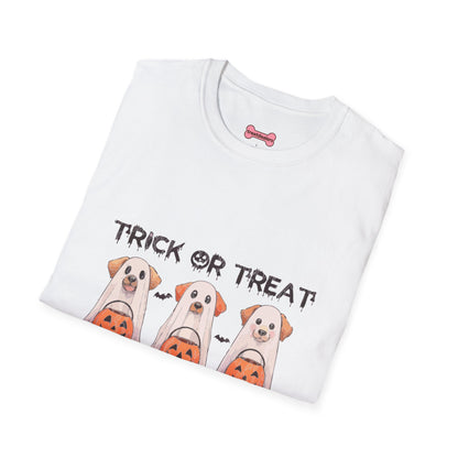 T-Shirt: Woof Wood Trick or Treat Halloween