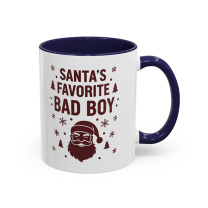 Mug 'Santa's favorite BAD BOY' (11oz/15oz)