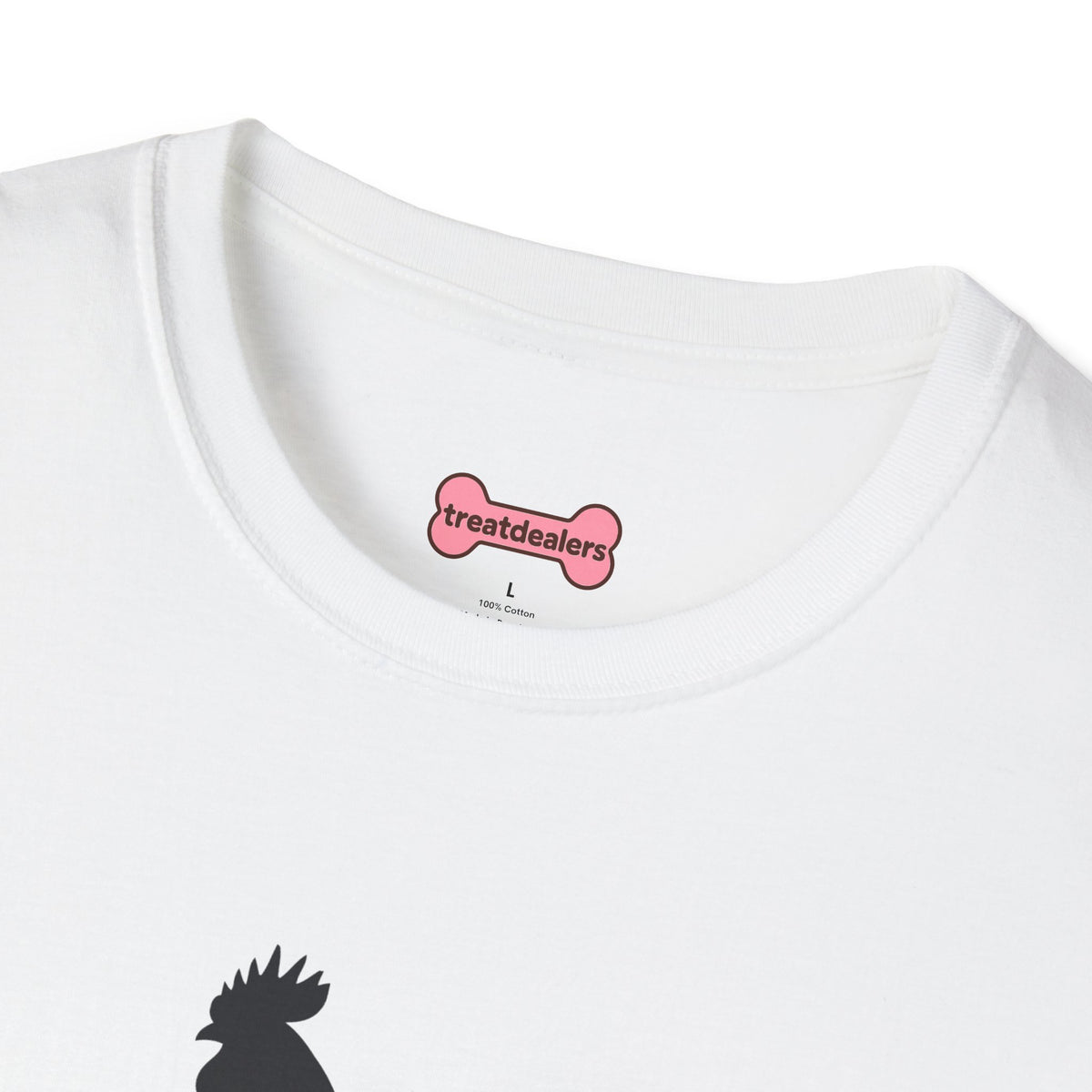 Unisex T-Shirt 'Chickens are like Potato Chips' Funny Shirt Chicken Lover Tee Black