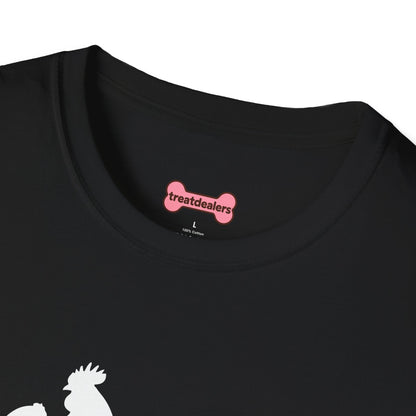 Unisex T-Shirt 'Chickens are like Potato Chips' Funny Shirt Chicken Lover Tee White