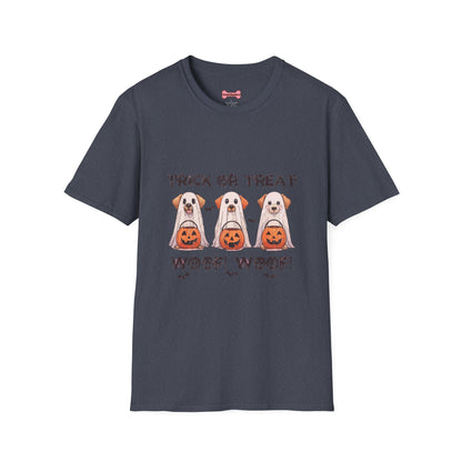 T-Shirt: Woof Wood Trick or Treat Halloween