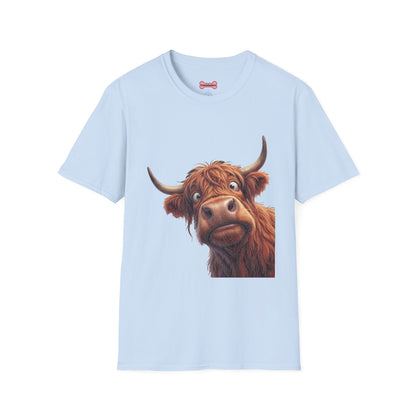 Highland Cow Lover T-Shirt — Cute Farm Animal Tee for Animal Lovers