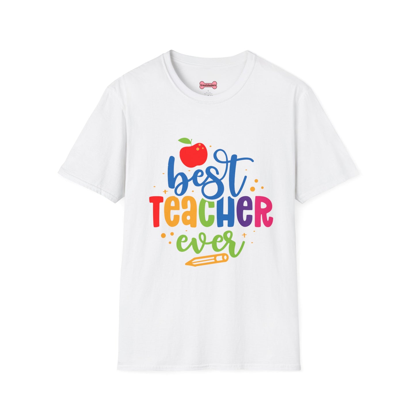 T-Shirt: "Best Teacher Ever" Teacher Appreciation Gift, Thank You Teacher Tee,