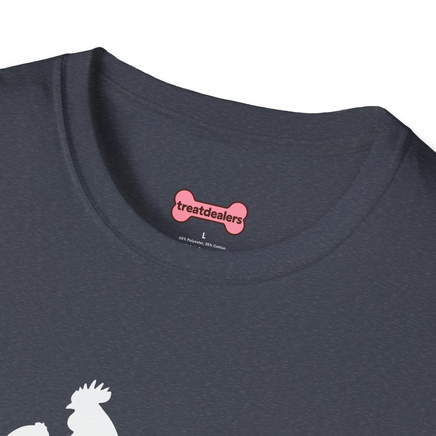 Unisex T-Shirt 'Chickens are like Potato Chips' Funny Shirt Chicken Lover Tee White