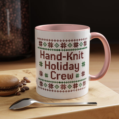 Coffee Mug 'Hand-Knit Holiday Crew' (11oz/15oz)