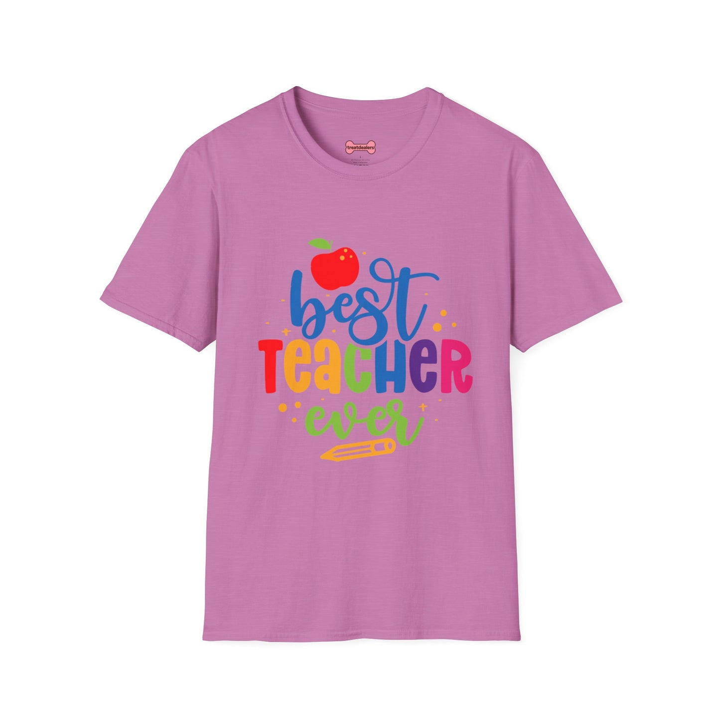 T-Shirt: "Best Teacher Ever" Teacher Appreciation Gift, Thank You Teacher Tee,