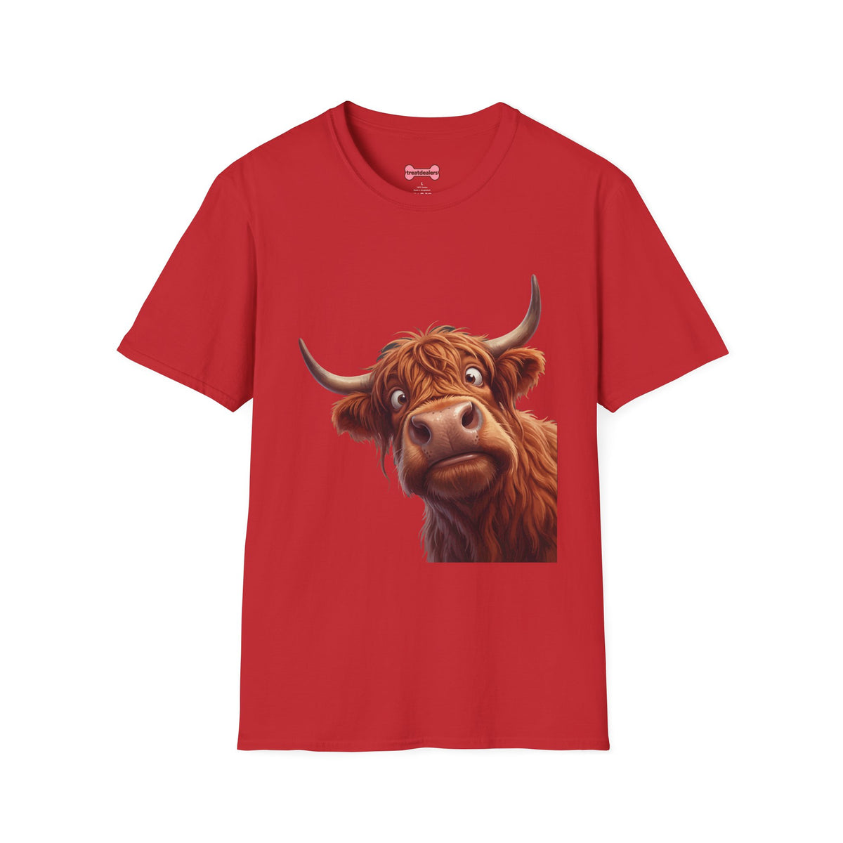 Highland Cow Lover T-Shirt — Cute Farm Animal Tee for Animal Lovers