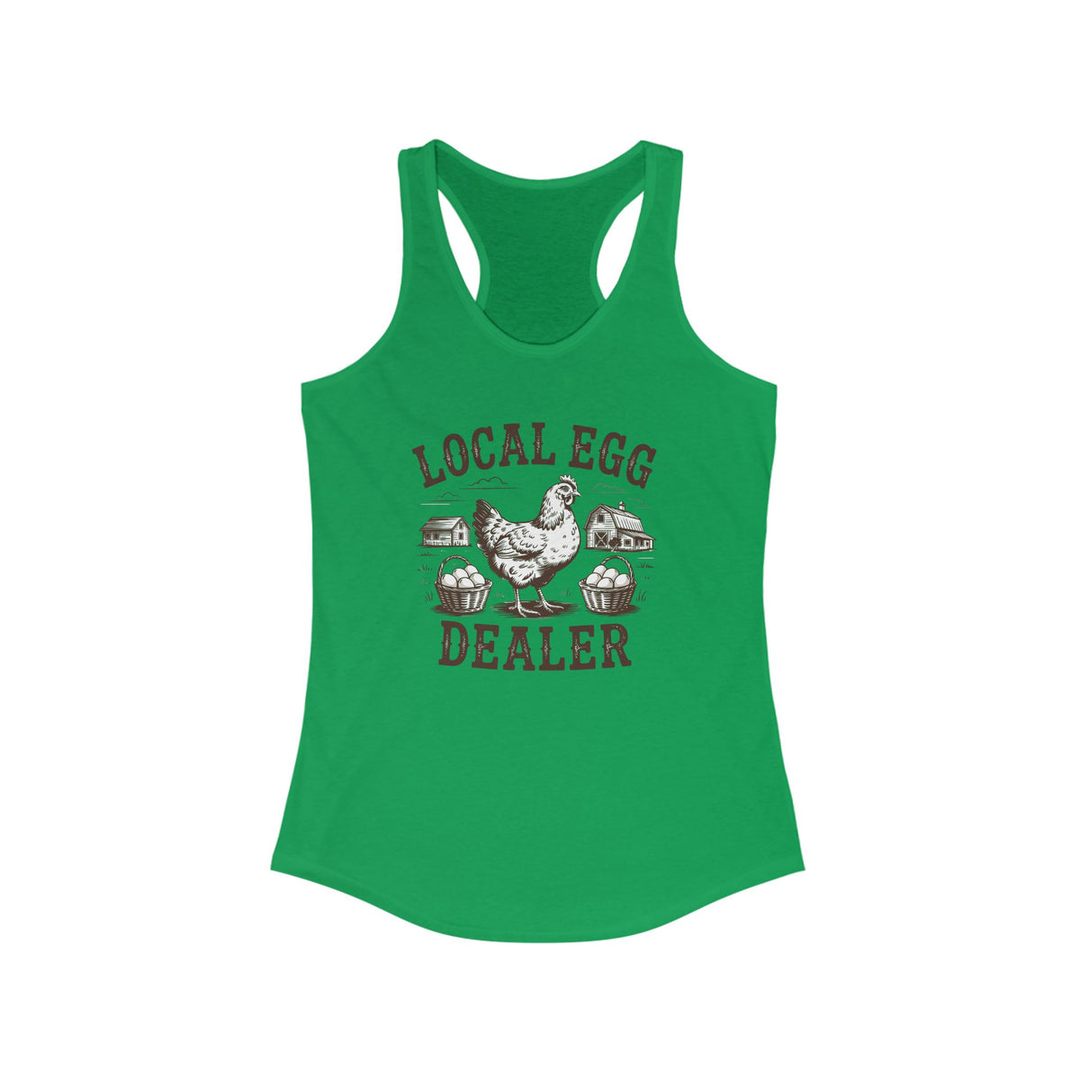 "Local Egg Dealer" Chicken Lady Tank Top