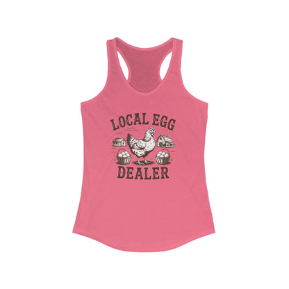 "Local Egg Dealer" Chicken Lady Tank Top