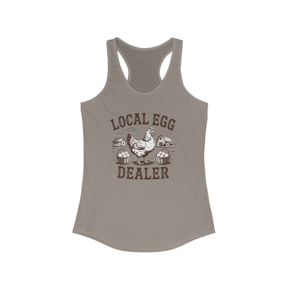 "Local Egg Dealer" Chicken Lady Tank Top