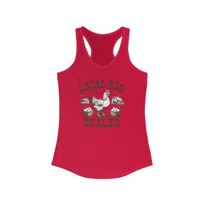 "Local Egg Dealer" Chicken Lady Tank Top