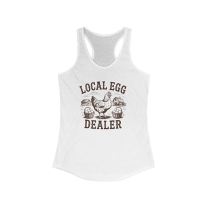 "Local Egg Dealer" Chicken Lady Tank Top