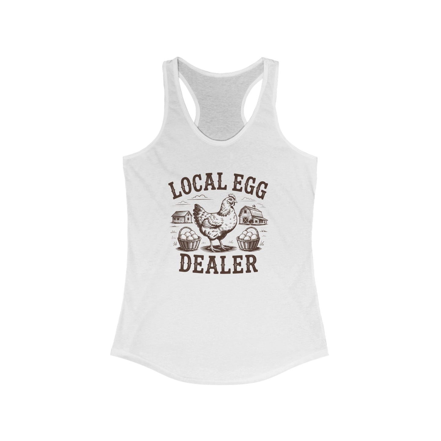 "Local Egg Dealer" Chicken Lady Tank Top