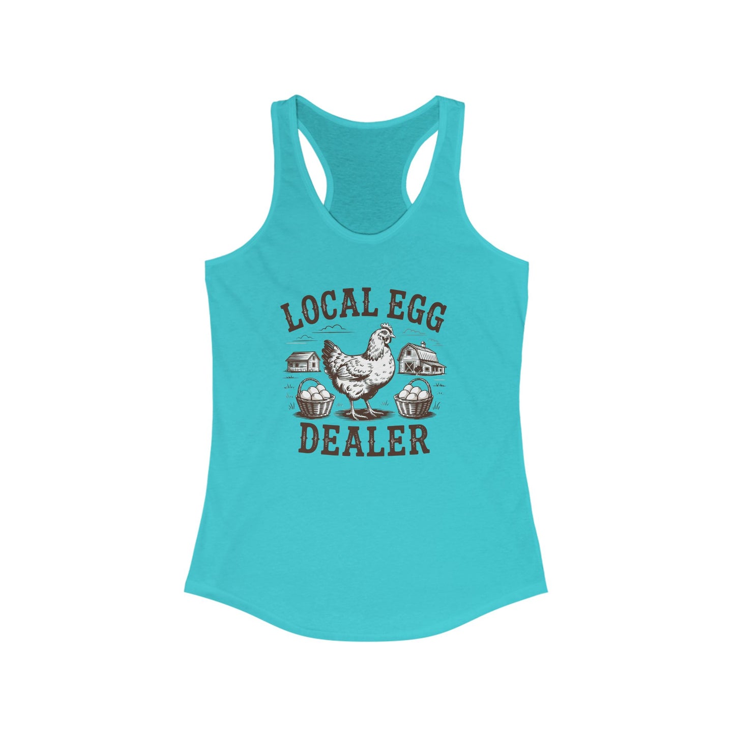 "Local Egg Dealer" Chicken Lady Tank Top