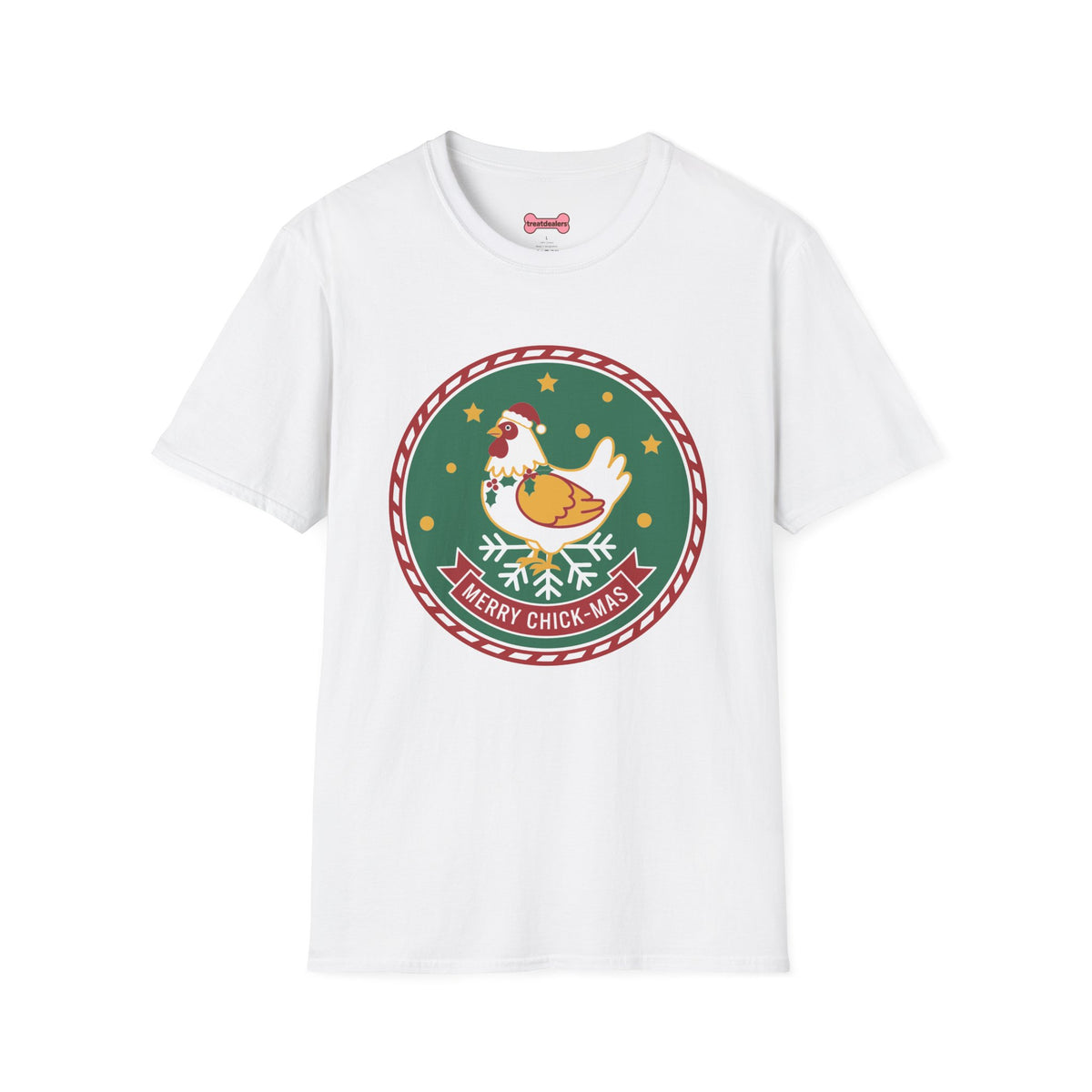 Christmas Unisex T-Shirt 'Merry Chick Mas' Funny Holiday Shirt