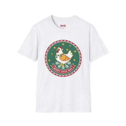 Christmas Unisex T-Shirt 'Merry Chick Mas' Funny Holiday Shirt