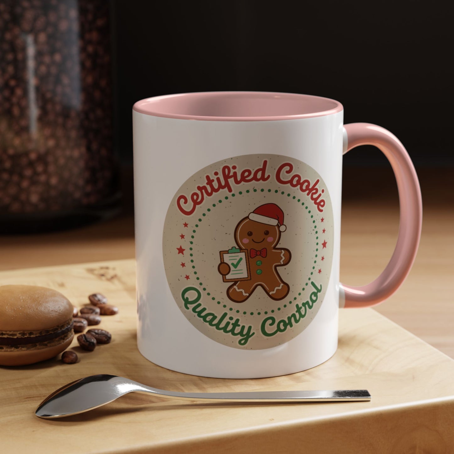Mug 'Certified Cookie Quality Control' Christmas (11oz/15oz)