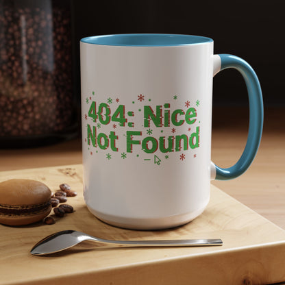 Mug '404 Nice not found' Christmas (11oz/15oz)