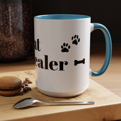 Coffee/Tea Mug: "Treat Dealer" (11oz/15oz)