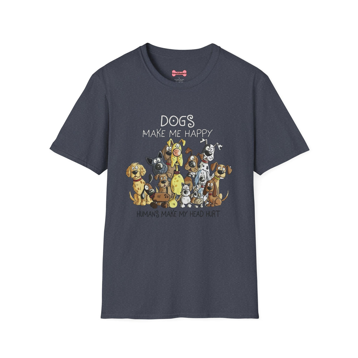 Dog Lover T-Shirt "Dogs make me happy"