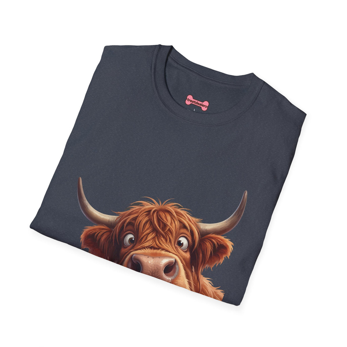Highland Cow Lover T-Shirt — Cute Farm Animal Tee for Animal Lovers