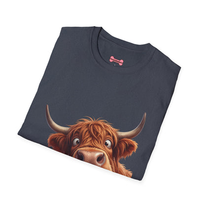 Highland Cow Lover T-Shirt — Cute Farm Animal Tee for Animal Lovers